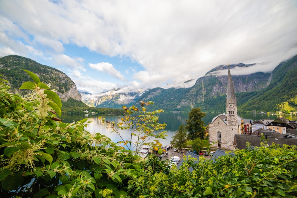 church beside body of water during daytime