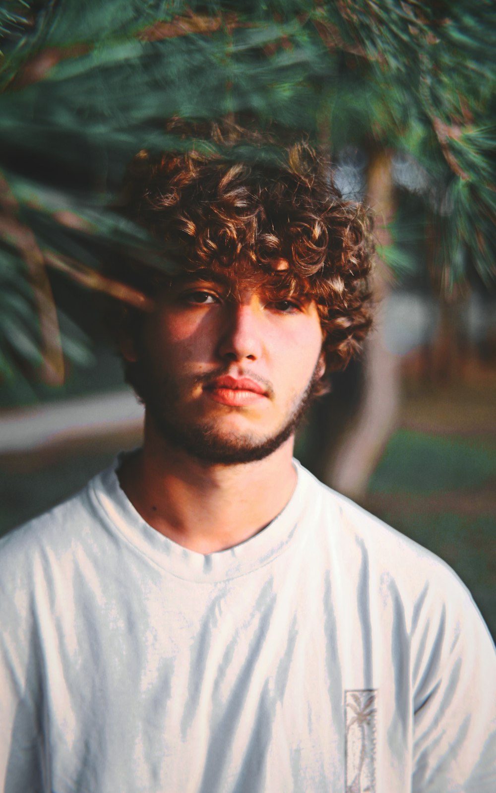 man in white shirt