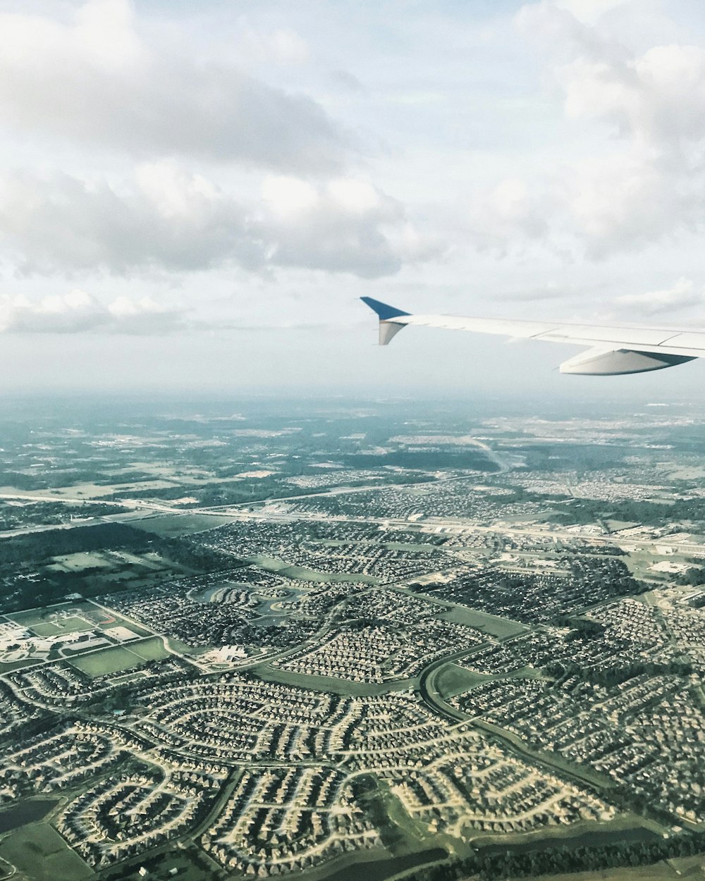 window view of airliner