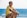 woman sitting on seashore