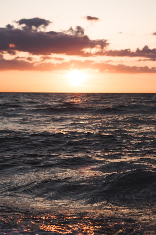 body of water over sunset in Rågeleje Denmark