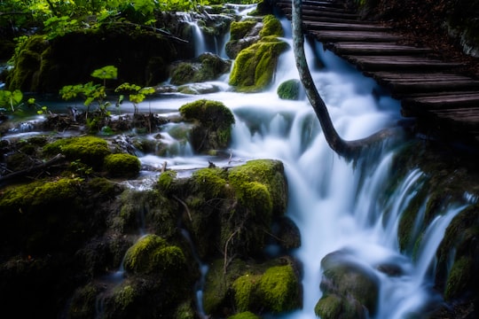 time-lapse photography of water stream in Plitvice Lakes National Park Croatia