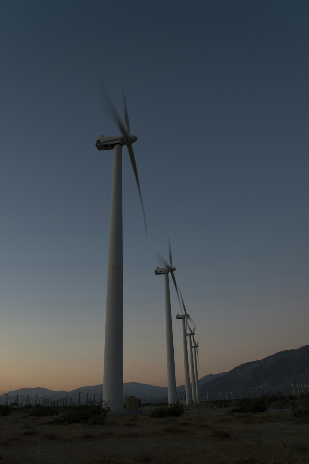 wind turbines on plains