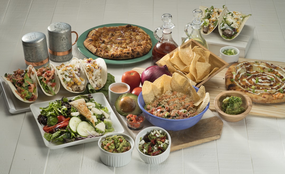 assorted foods, Baja Kitchen menu shoot…