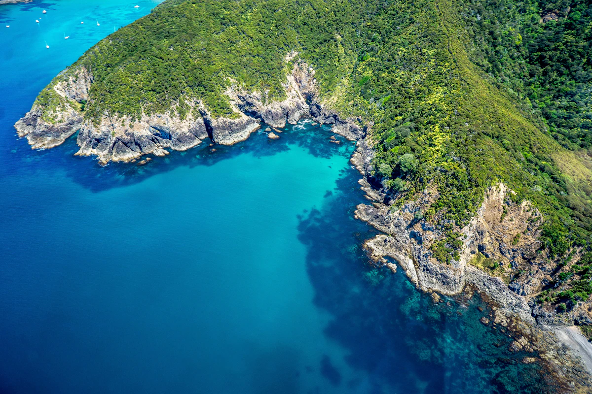 Coastal coves in New Zealand’s Bay of Islands