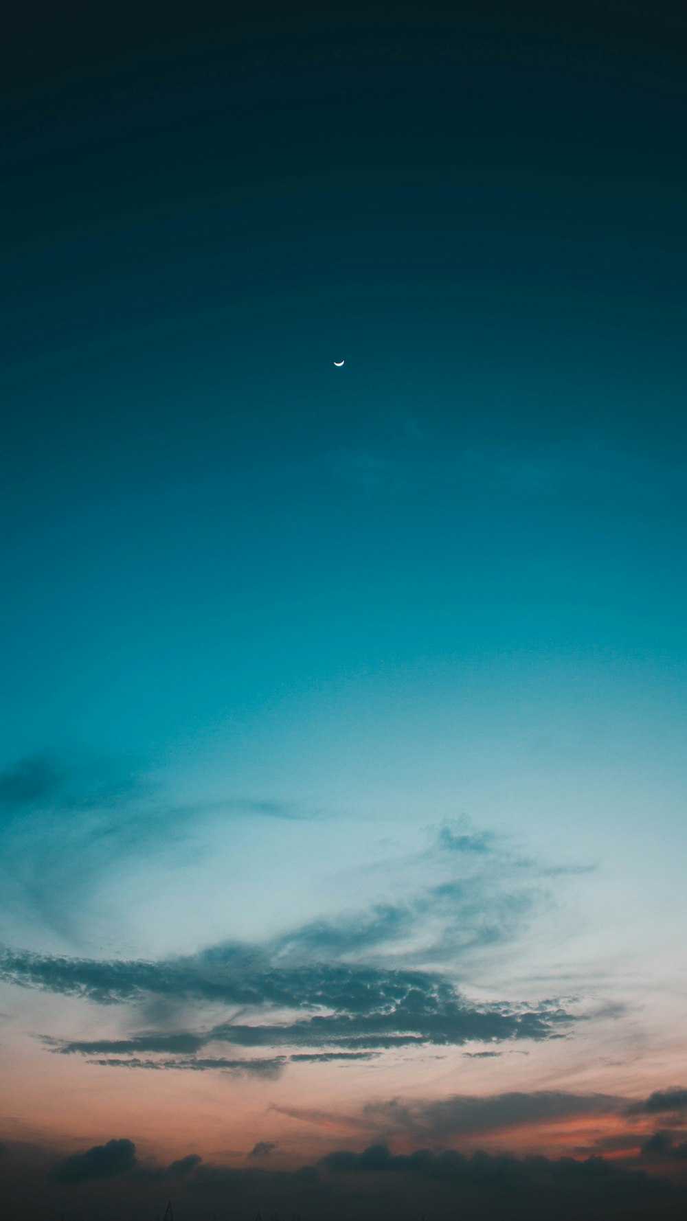 blue clouds and white sky