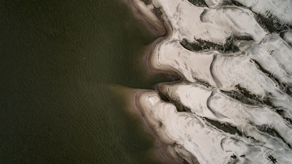 long exposure photography of body of water