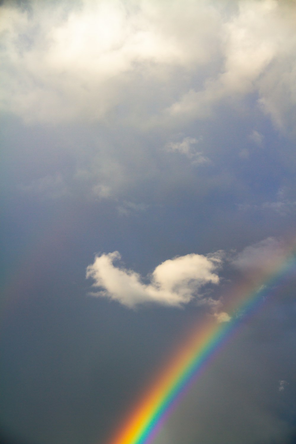 rainbow and clouds