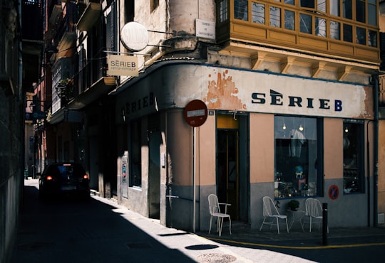 SerieB building near alley in Palma Spain