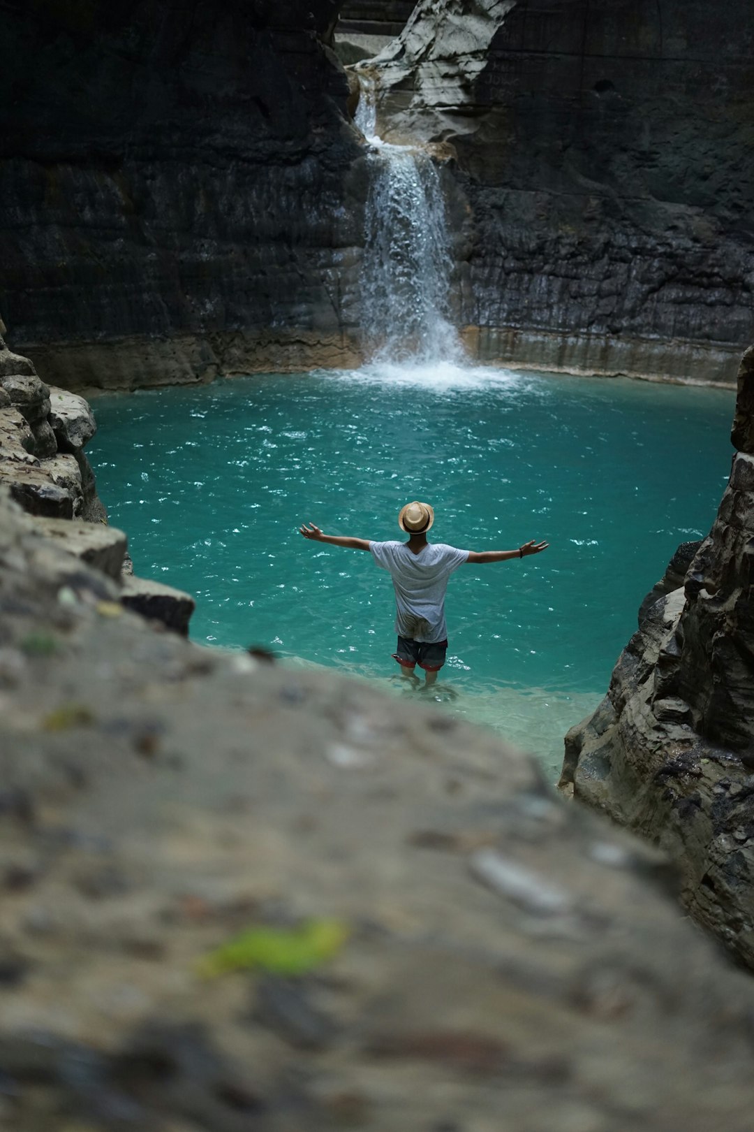 travelers stories about Waterfall in Air Terjun Wai Marang, Indonesia