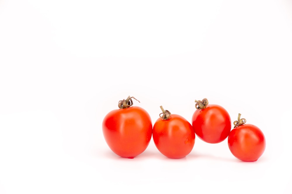 four tomatoes
