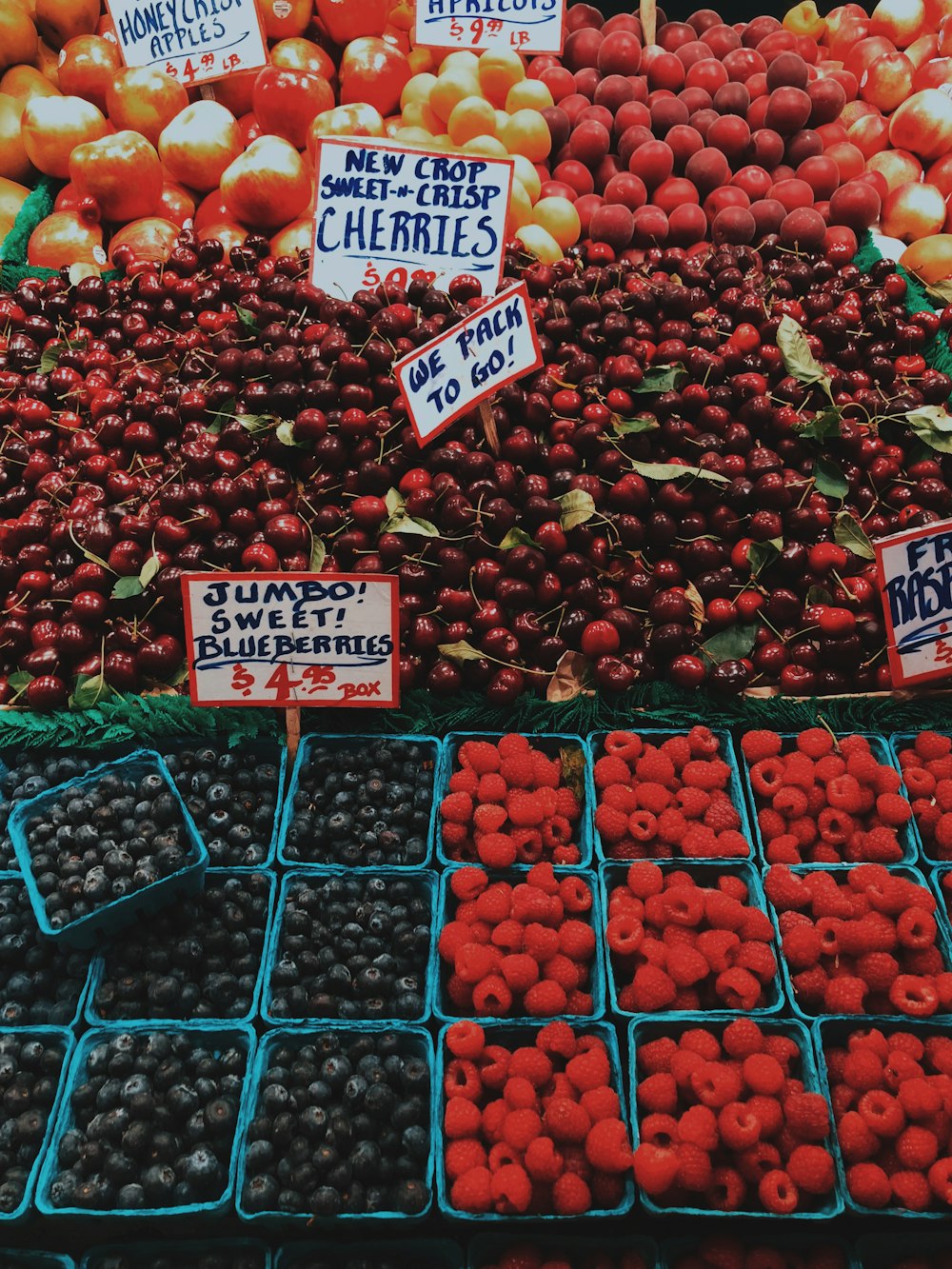 variety of fruits