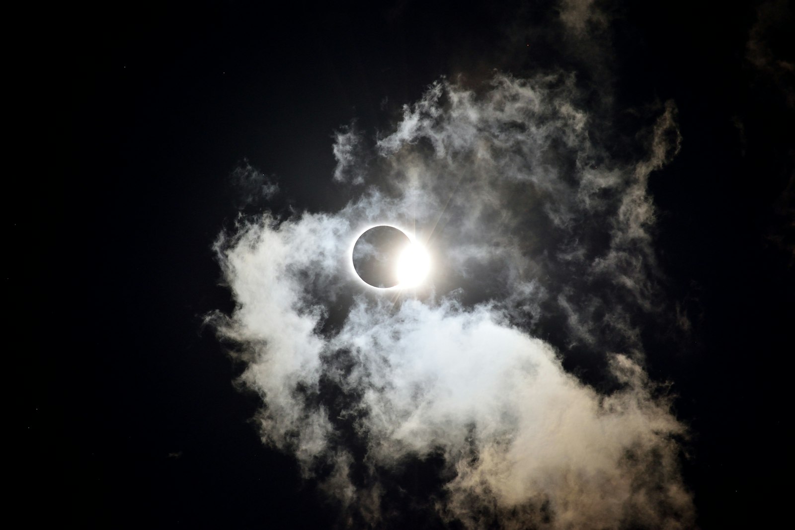Nikon AF-S DX Nikkor 55-200mm F4-5.6G VR II sample photo. Solar eclipse phenomenon photography