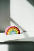 rainbow clay toy