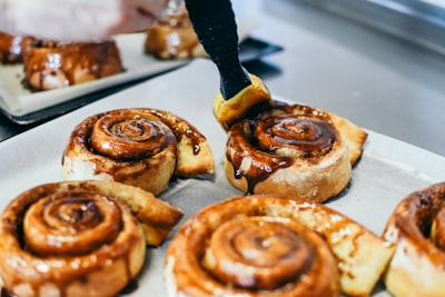 bread on gray pad buns google meet background