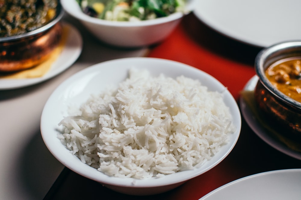 arroz en un tazón