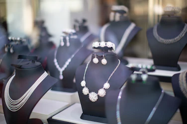 A display of elegant western casual artificial jewelry pieces styled with everyday outfits.