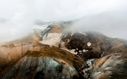 landscape photography of brown mountain in Kamchatka Peninsula Russia
