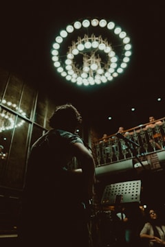 man playing guitar