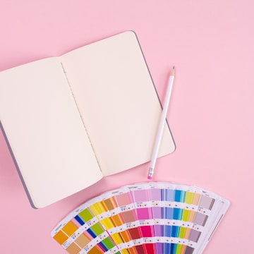 white notebook