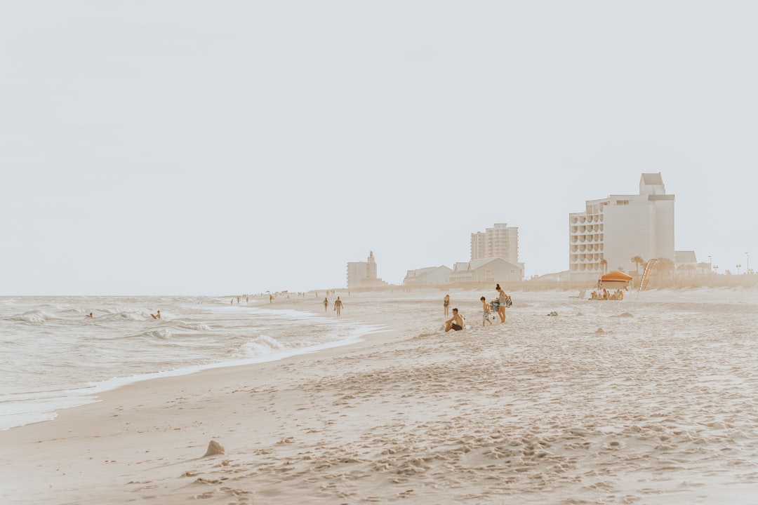 group of people on seashore