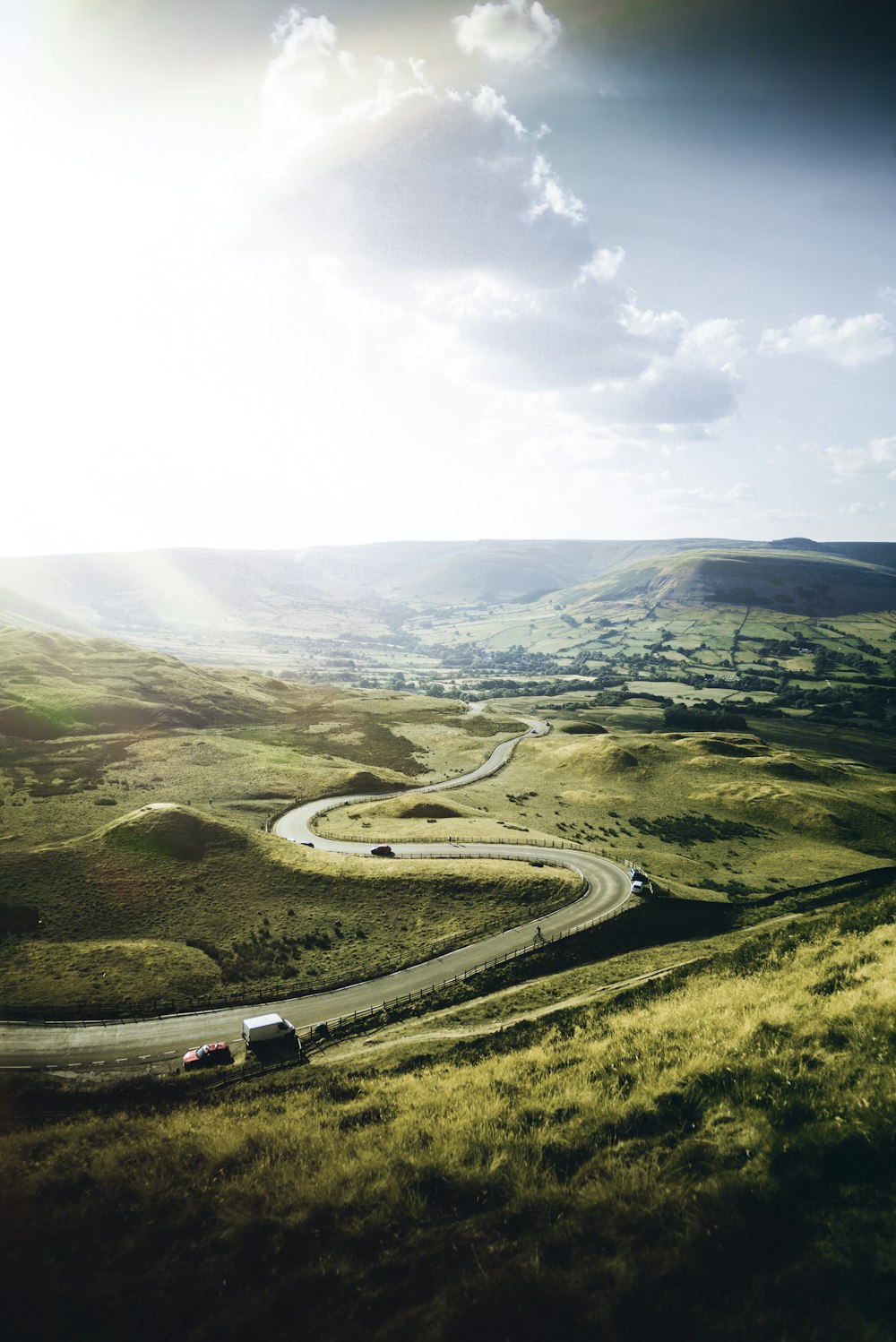 photographie de paysage de colline