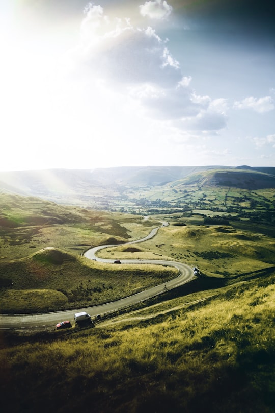 landscape photography of hill in Peak District National Park United Kingdom