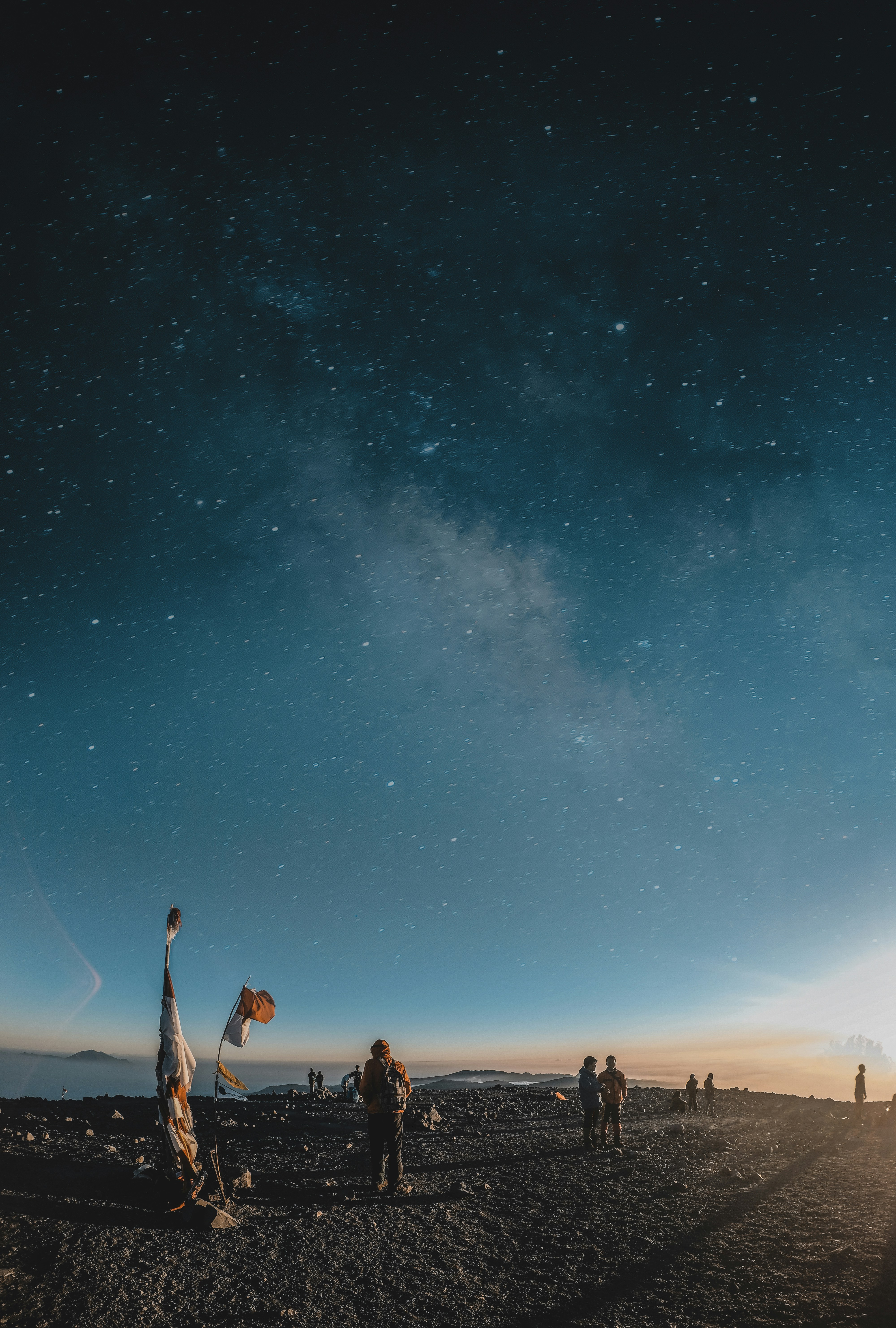 group of people on seashore