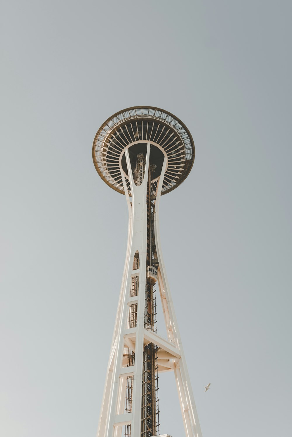 weißer Space Needle Turm