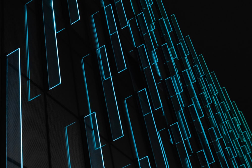 Teal Light Fixture Wallpaper Photo Free Neon Image On Unsplash