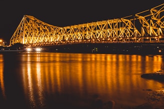 lightened bridge at night of Kolkata best Digital Marketing Company of Kolkata