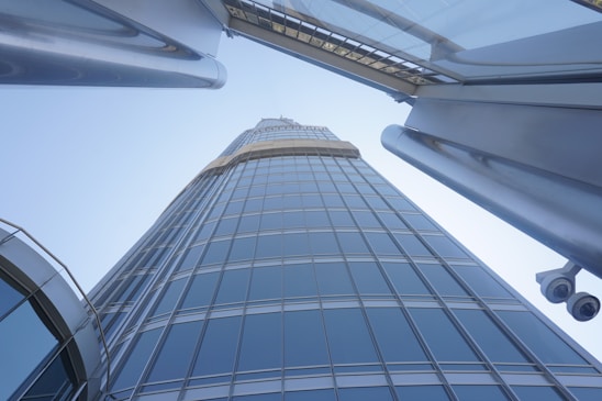 worm's eye view of high-rise building