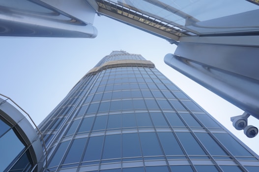 worm's eye view of high-rise building