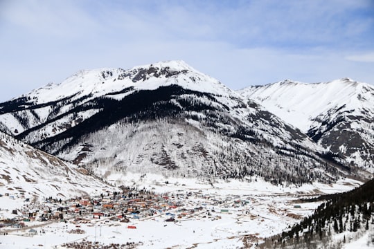 mountain covered in snow in Silverton United States
