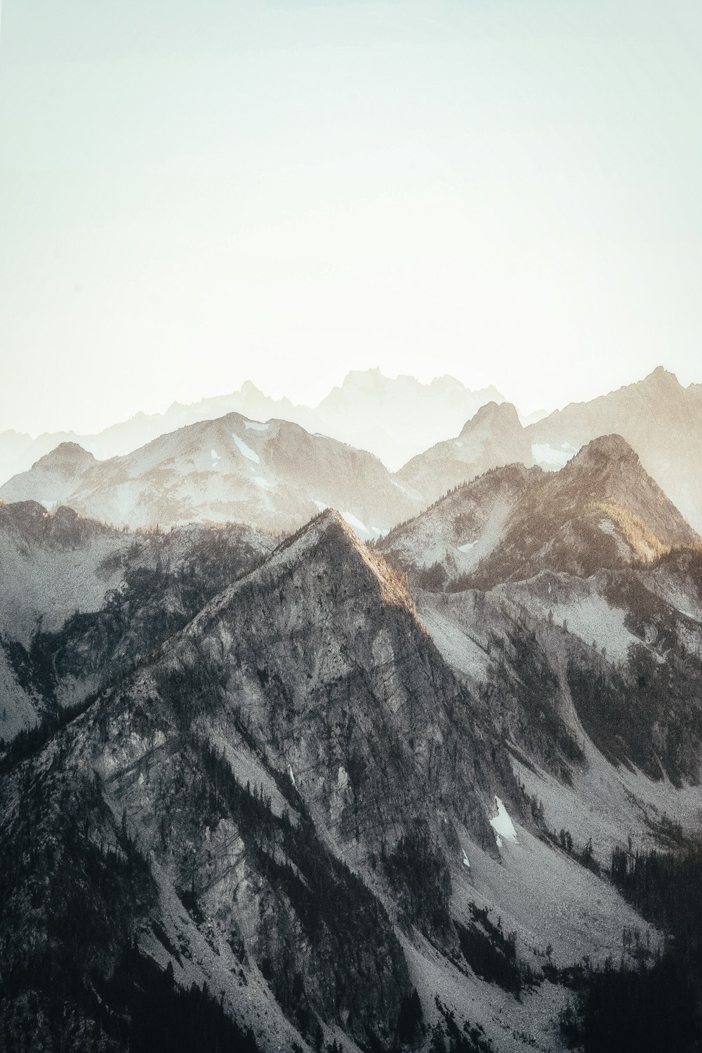 schneebedeckte Berge