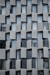 gray and black architectural design