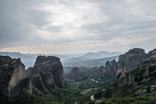 gray rock formation in Observation Deck Greece