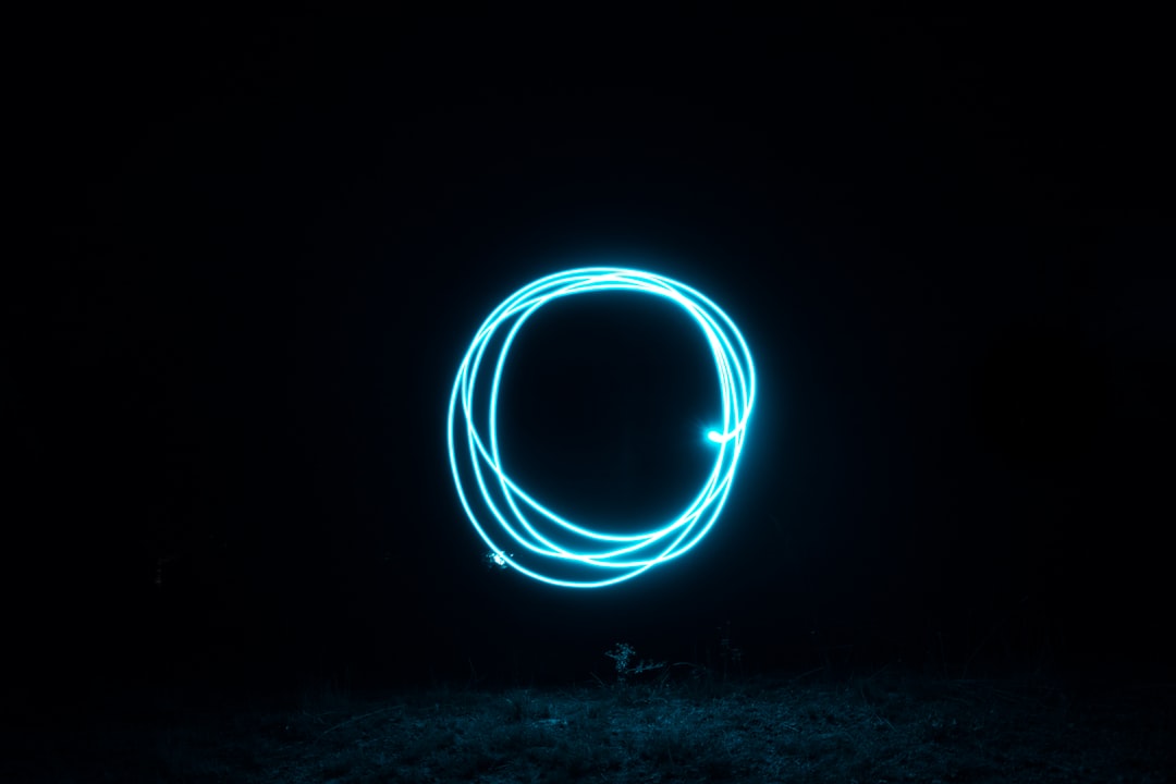 blue LED string light