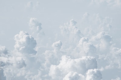 white cloudy sky peaceful google meet background