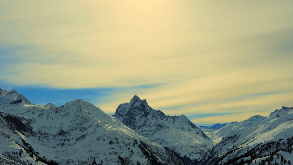 snowcaps mountain