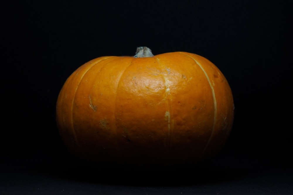 low-light photo of pumpkin