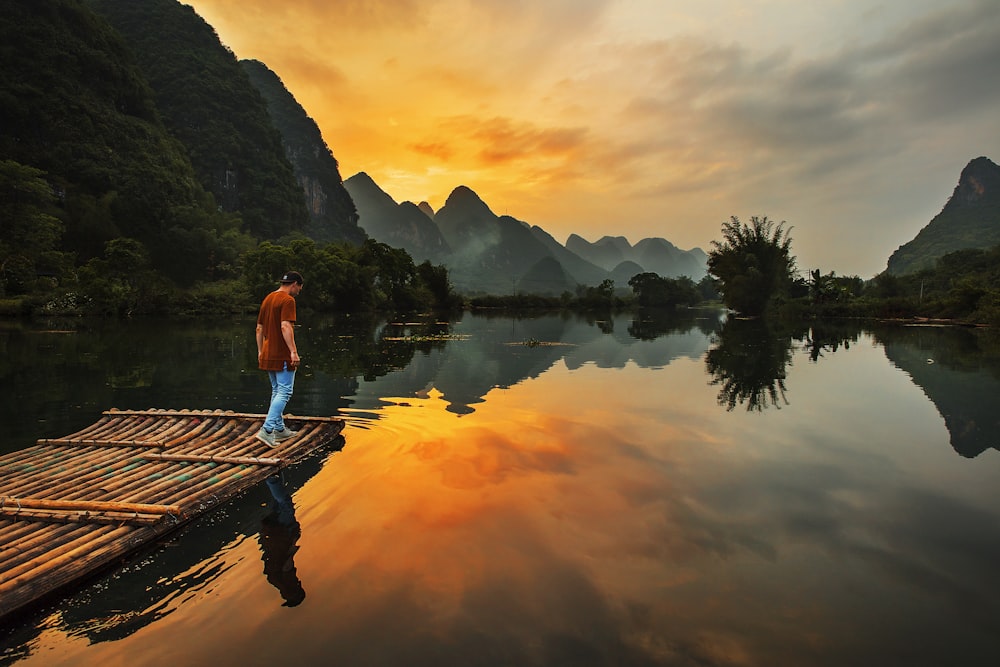 bamboo raft