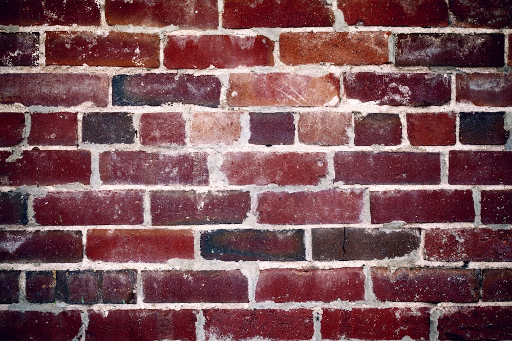 pared de ladrillo marrón