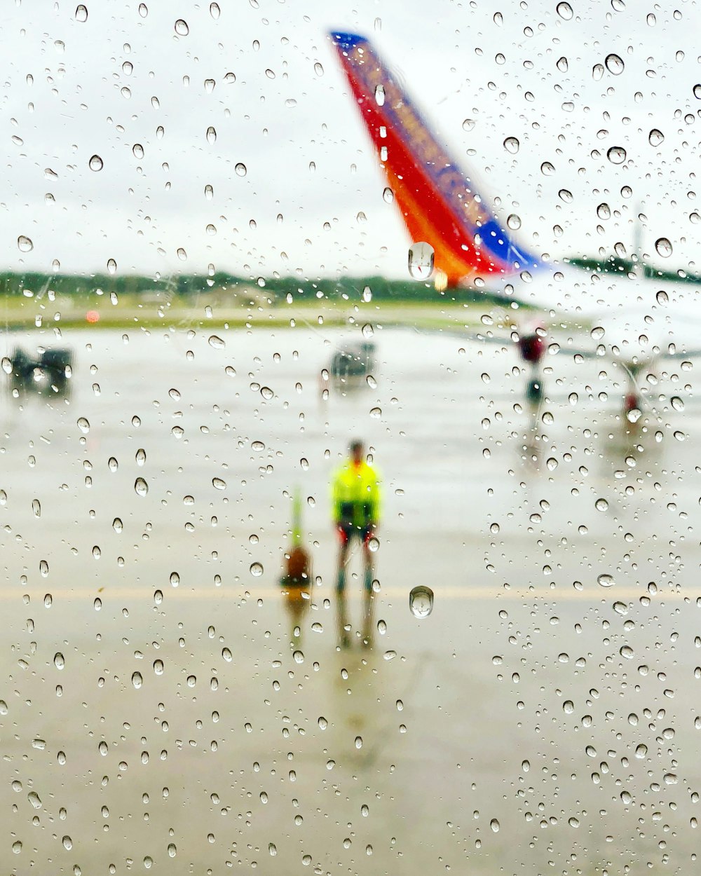 water dew on glass window