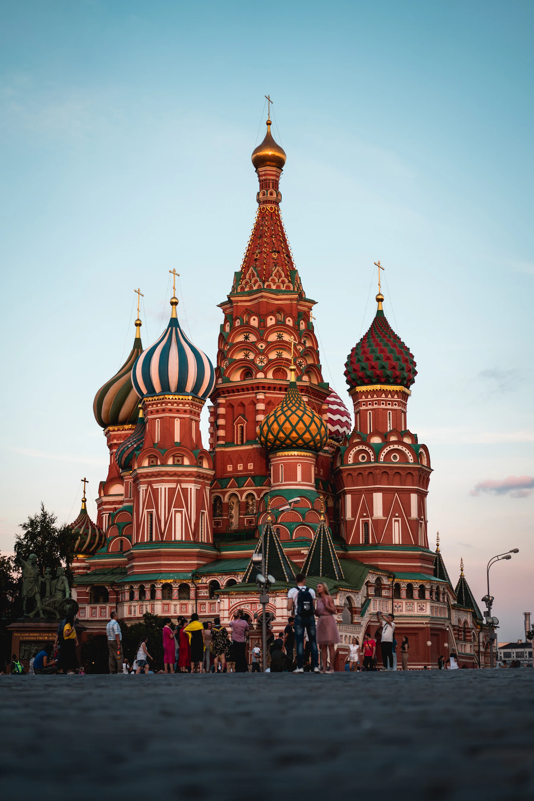 Russia — Red Square, Hermitage Museum, Saint Basil's Cathedral
