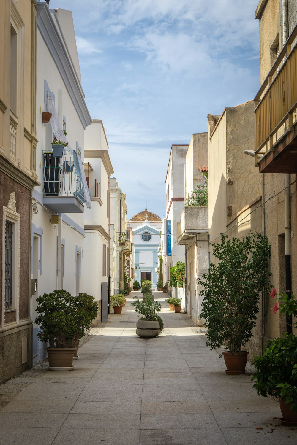 photo of beige concrete buildings