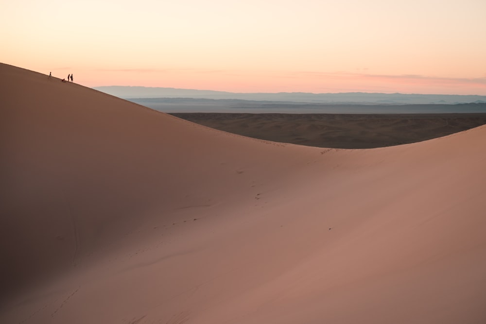昼間のサハラ砂漠