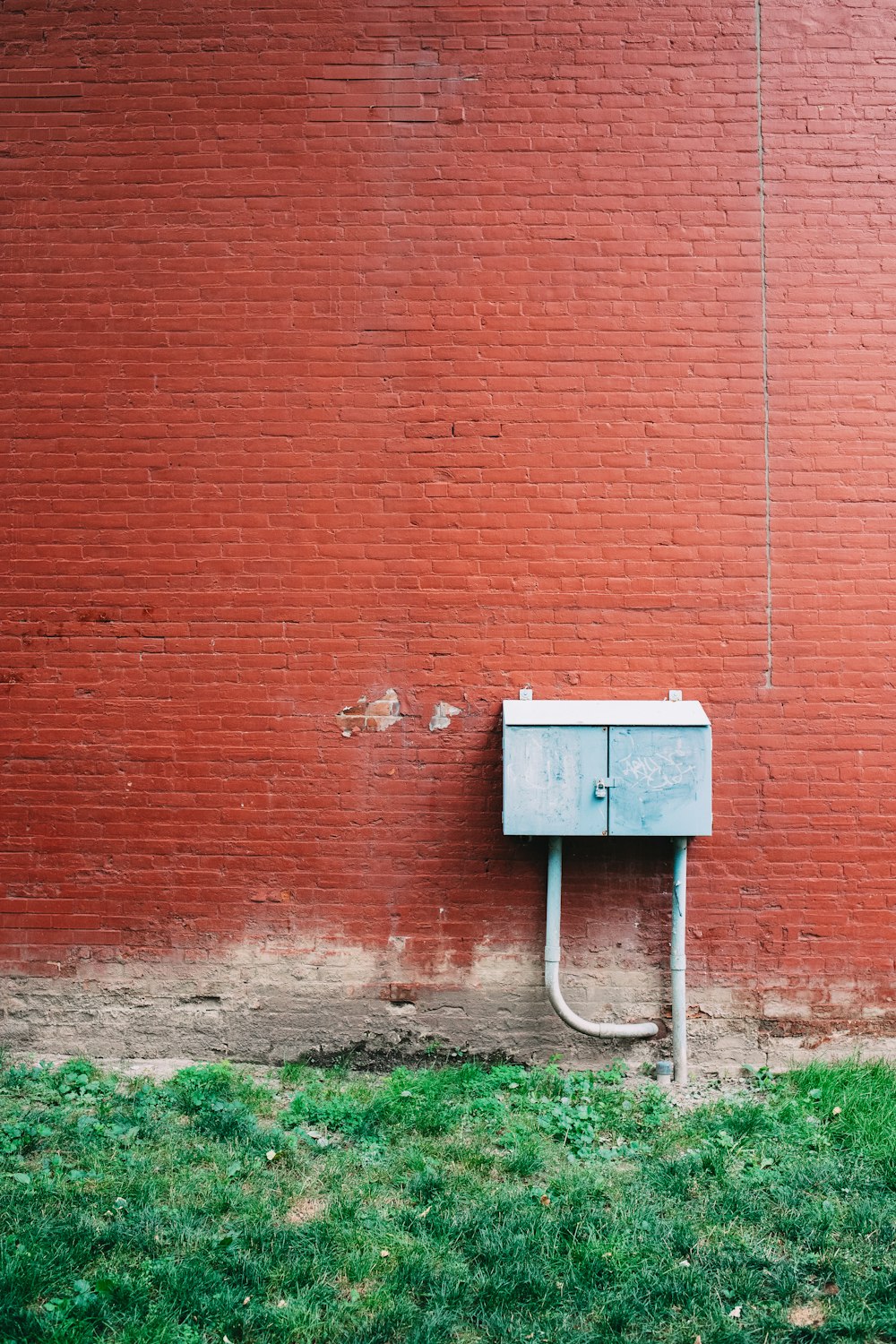 red concrete wall