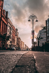 low angle photography of pavement