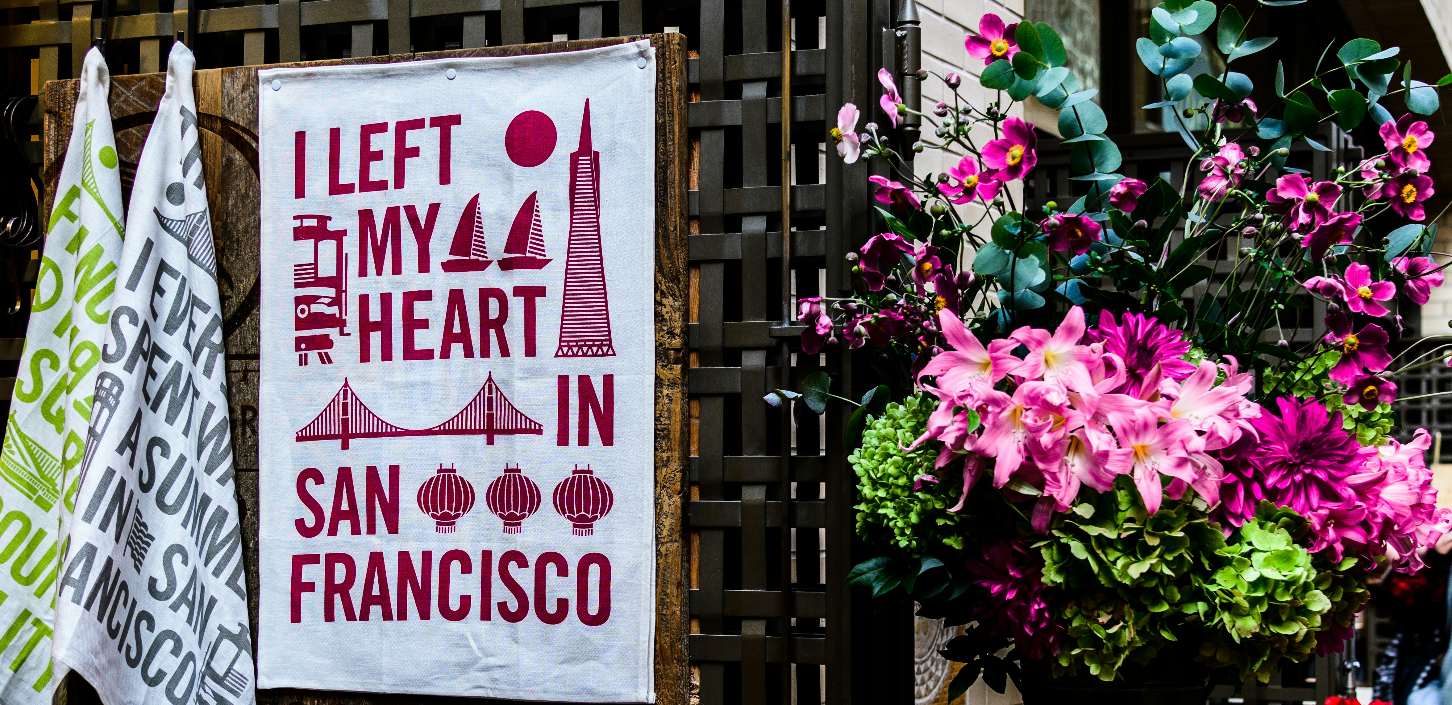 I left my heart in San Francisco banner